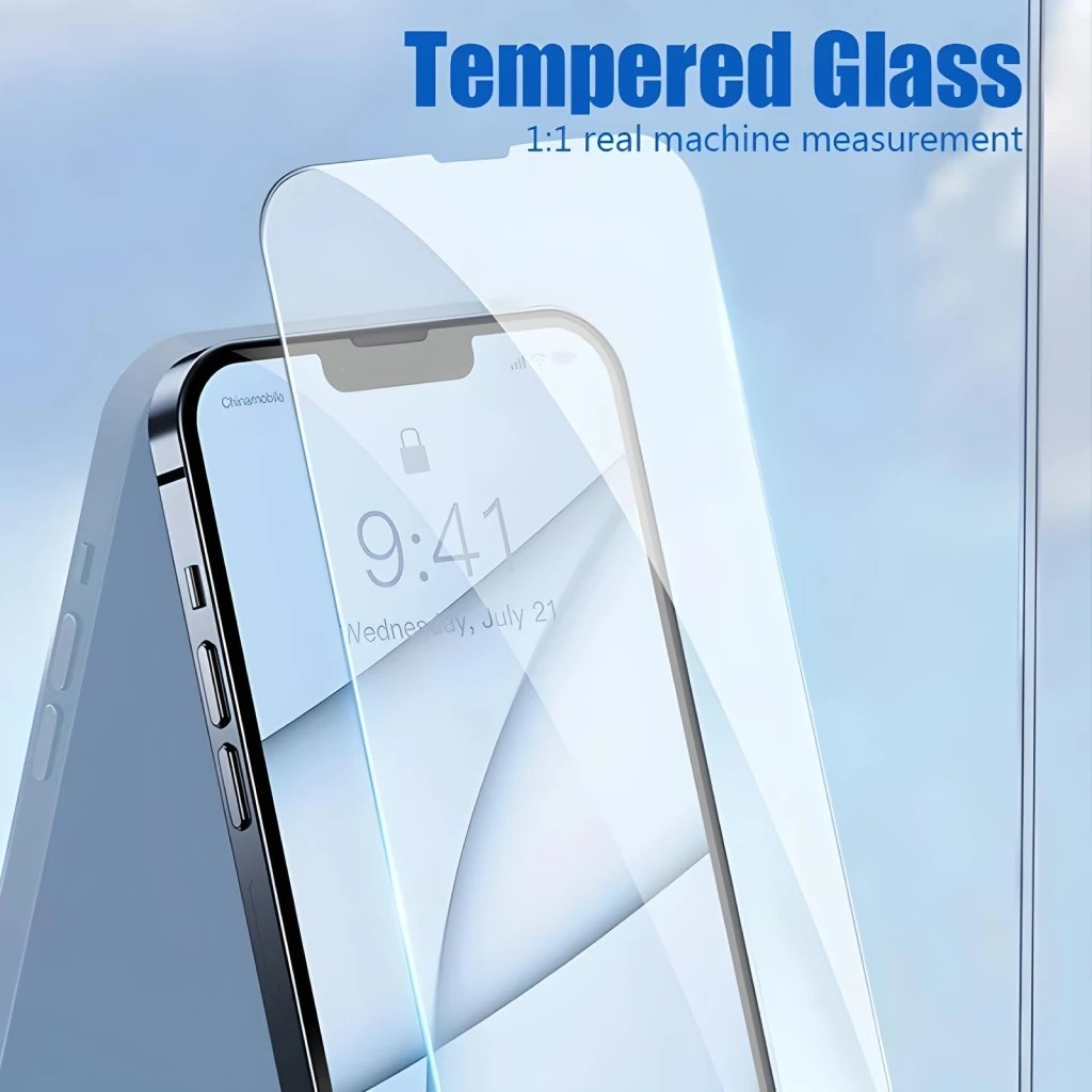 iPhone tempered glass screen protector